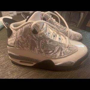 Jordan Dub Zero White Cement Shoes (4y)